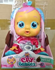 Image of cry babies MISSIE Doll - packaging creased