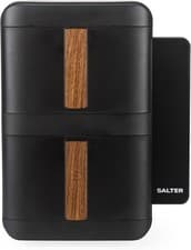 Image of Salter Toronto Verticook Ultra Air Fryer 9L Black, EK6642WBLK - White handle