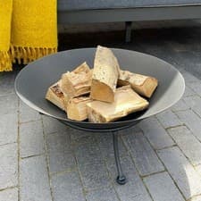 Image of Outdoor  Black Fire Bowl, 57cm