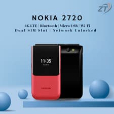 Image of Nokia 2720 - 4G - RED - Dual Sim (Unlocked)