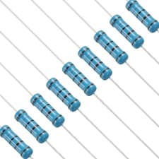 Image of 1.8K Ohm Resistor, 50Pcs 2W Metal Film Fixed Resistor 1% Tolerance