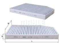 Image of Cabin filter Activated Carbon Filter LAK 1398 KNECHT for BMW ALPINA TOYOTA