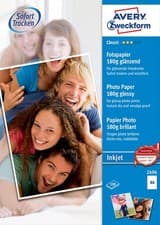 Image of Avery Zweckform 2496 Classic Inkjet Photo Paper DIN A4 High-Gloss Coat on One Si