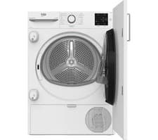Image of BEKO B300 Series NTIKP81131W Integrated 8 kg Tumble Dryer - White - REFURB-A