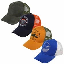Image of Regatta Mens Tassian Trucker Cap Cotton Twill Breathable Mesh Baseball Hat