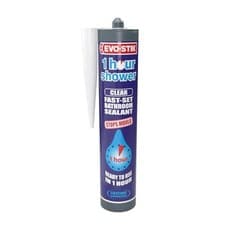 Image of EVO-STIK 1 Hour Shower Bathroom Sealant, Fast Setting, Assorted Colour Names