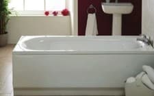 Image of Bath Front Panel and Plinth - 1700mm - White