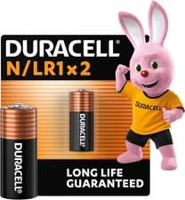 Image of Duracell N LR1 MN9100 Alkaline Battery 1.5v - Security remote battery 2 Pack