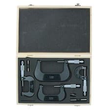 Image of 4pc Micrometer External Adjustable Metric Micrometer Carbide Anvils 0 - 100mm