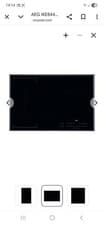 Image of  AEG IKE84441FB 6000 80cm Bridge Induction Hob - Black (Brand new) rrp £899