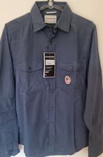 Image of Craghoppers NosiLife Long Sleeved Shirt `Faded Indigo CMS338 -40/41" chest Small