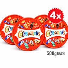Image of Celebrations Chocolate Sharing Tub 500g - Gift Box Sharing Tub