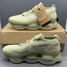 Image of Nike Air Max Scorpion FK Women’s 9 Olive Aura DJ4702-300 Flyknit Sneakers Shoes