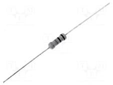 Image of Resistor: carbon film 0.5W Ø0.54x28mm Ø3x9mm 2.2kΩ ±5% THT