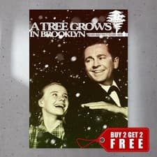 Image of A Tree Grows in Brooklyn (1945) A4 Movie Poster Premium Gloss 230gsm Paper 002