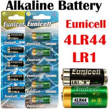 Image of 4LR44 / 4AG13 6V Alkaline Battery LR1 1.5V Cell Replacement A544 PX28A EXP