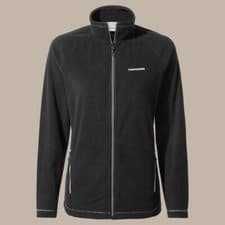Image of Craghoppers Women's Miska Full Zip Microfleece Jacket Black RRP £50