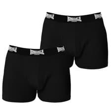 Image of 2 Pack Mens Lonsdale Trunks Boxer Short Boxers Pants Briefs Size XS- 4XL