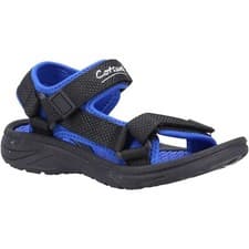 Image of Cotswold Bodiam Black Recycled PU Unisex Childrens Beach
