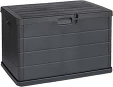 Image of 200L Large Lockable Garden Storage Box - Outdoor Chest for Cushions, Tools, Toys