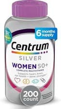 Image of Centrum Silver Women 50+ Multivitamin, 200 Tablets Supports Memory and Cognition