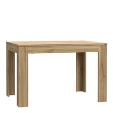 Image of Extending Dining Table - Seats 4-6, Oak Effect, Modern Rectangular Design