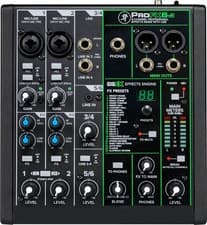 Image of Mackie ProFX6v3 - 6-Channel Analogue Effects Mixer With USB - Black