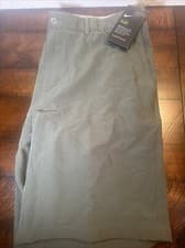 Image of Nike Golf Dri-Fit Hybrid Flex Heather Green Flat Golf Shorts Mens 36