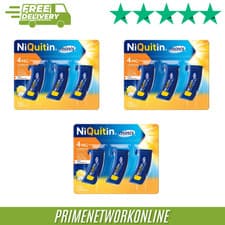 Image of 3x NiQuitin 4mg Minis Citrus Lozenges (3 X 60 = 180 Minis) 100% ORIGINAL ⭐⭐⭐⭐⭐
