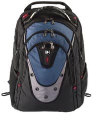 Image of Wenger Swiss Gear - 600638 - Ibex 17" Laptop Backpack, Black/blue