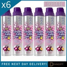 Image of 6 x 1001 CARPET FRESH PET THAI ORCHID & PASSION FRUIT FRESHENING FRAGRANCE 300ML