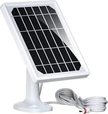 Image of 3W Solar Panel Compatible With Ring Stick Up Cam Battery & Spotlight Cam Battery