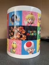 Image of MUG CUP SUPER MARIO FRIENDS FOES OFFICIAL 11oz BOXED NEW CERAMIC