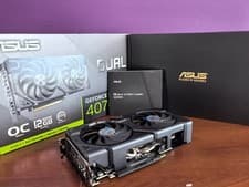 Image of ASUS Dual Nvidia GeForce RTX 4070 OC 12GB GDDR6X Graphics Card