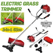 Image of 52cc Petrol Grass Strimmer / Trimmer / Brush Cutter - 3 Year Warranty UK