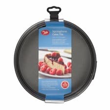 Image of Tala 9" Springform Non-Stick Cake Pan Tin 23cm x 7cm Carbon Steel Durable Black