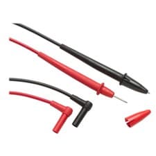 Image of Genuine Fluke TL75-1 Test Lead Set for Digital Multimeters - 4mm, 48 inch / UK