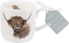 Image of Royal Worcester MMMT5629-XSM Wrendale Highland Cow Mug, Multi-Color, 310Ml