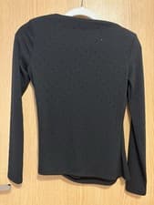 Image of Mint Velvet Long Sleeve Sparkly Top XS