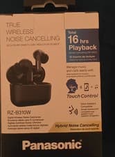 Image of Panasonic RZ-B310WDE-K Wireless Earbuds Noise Cancelling Black Light Box Damage