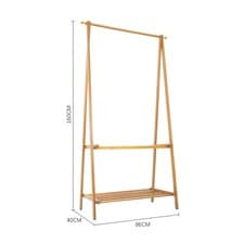 Image of Clothes Rack Standing Garment Rack Storage Shelf