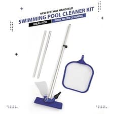 Image of BESTWAY 80" MAINTENANCE SWIMMING POOL CLEANING KIT HAND HELD VACUUM SKIMMER