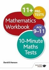 Image of 10-Minute Maths Tests Workbook Age 9-11. Hanson 9781471829635 Free Shipping**