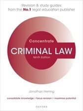Image of Criminal Law Concentrate Law Revision &