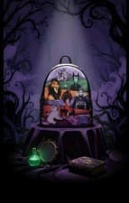 Image of Loungefly Disney Villains panels mini backpack