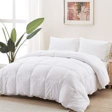 Image of Duvet Insert Twin Comforter 400GSM Fluffy Down Alternative Hotel Collection ...
