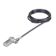 Image of StarTech Universal Laptop Cable Lock 6.6ft (2m) Serialized Security Cable for...