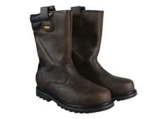 Image of DEWALT Classic Rigger Brown Safety Boots Uk 8 Euro 42 DEWRIGGER8