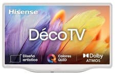 Image of Hisense 32 Inch TV Smart Full HD 1080p HDR QLED Freely TV White Deco 32S5QTUK