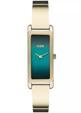Image of Storm London Laila Gold Teal Watch. New / 112W